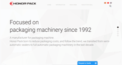 Desktop Screenshot of honorpack.com